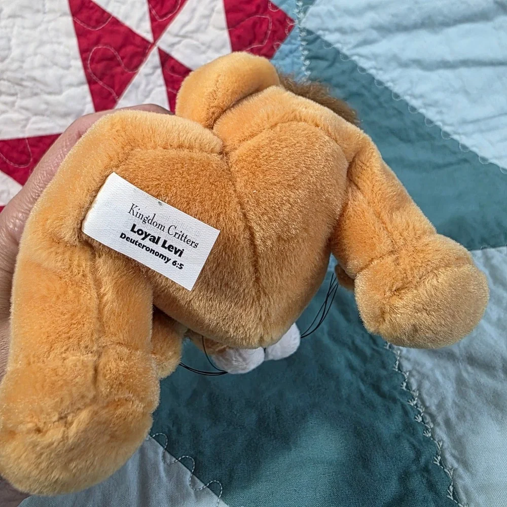 Kingdom‎ Critters Loyal Levi Lion Deuteronomy 6:5 Plush Mini Stuffed Animal Toy